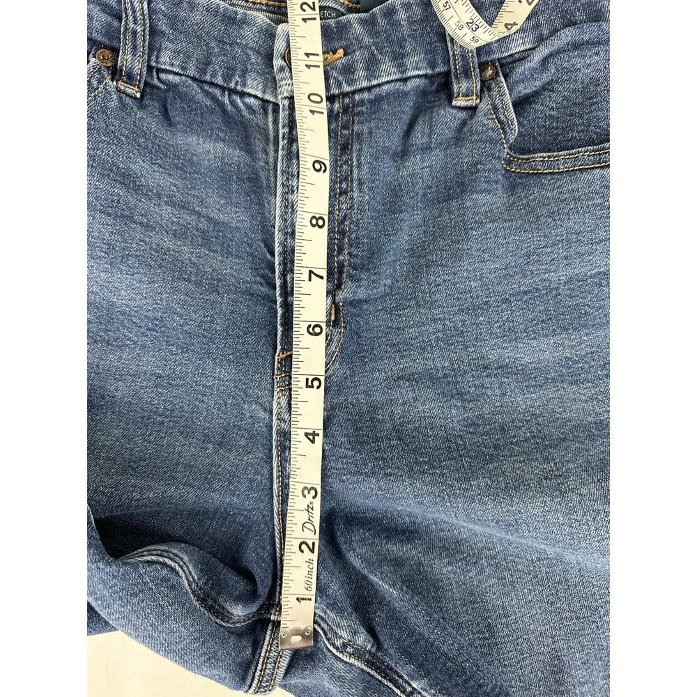 American Eagle Size 16 Short Curvy Straight Jeans Medium Wash Stretch 34x27 - Picture 4 of 9